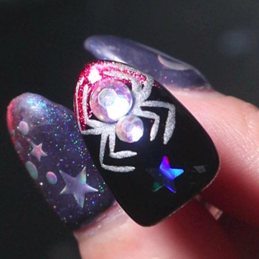 Spider French | Halloween Series | Press-On Nail Set