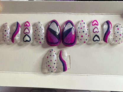 Bisexual Love | Pride Series | Press-On Nail Set