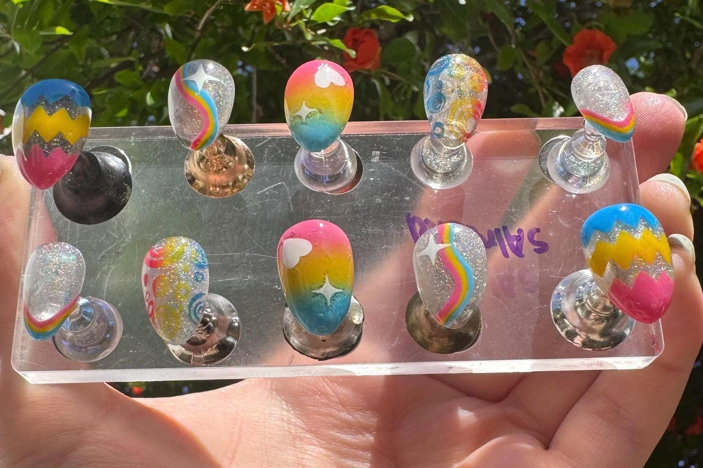 Pansexual Love | Pride Series | Press-On Nail Set