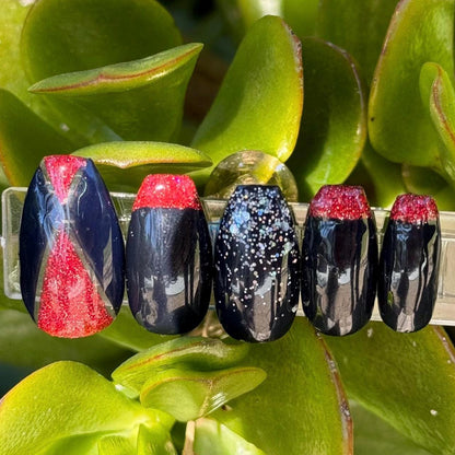 Black Widow | Halloween Series | Press-On Nail Set