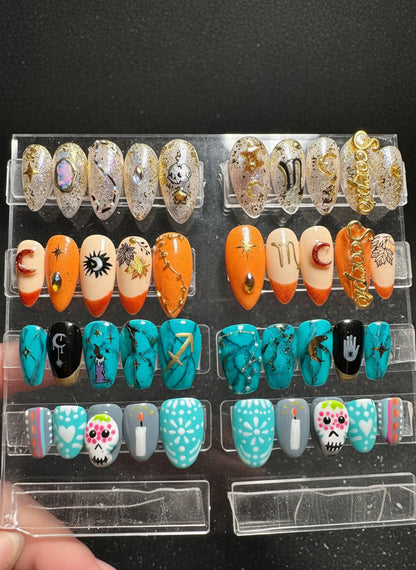 Scorpio + Citrine | Zodiac Series | Press-On Nail Set