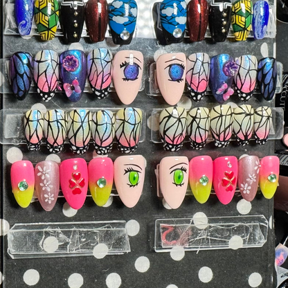 Love Demon Fighter | Anime Series | Press-On Nail Set