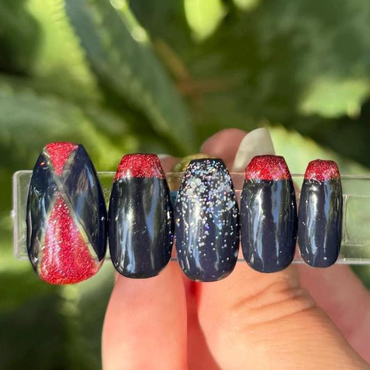 Black Widow | Halloween Series | Press-On Nail Set