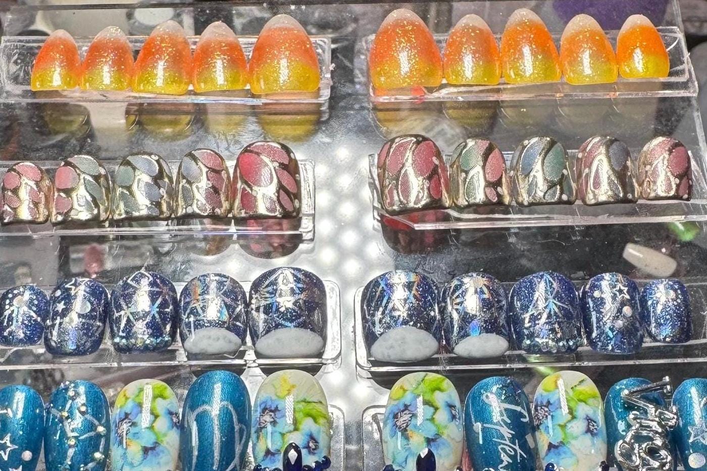 Jelly Candy Corn | Halloween Series | Press-On Nail Set