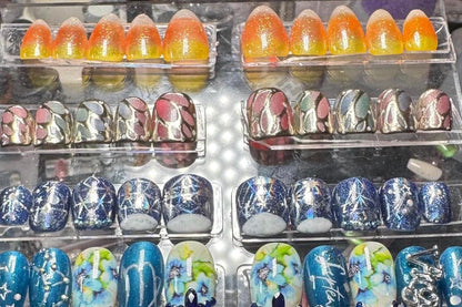 Jelly Candy Corn | Halloween Series | Press-On Nail Set