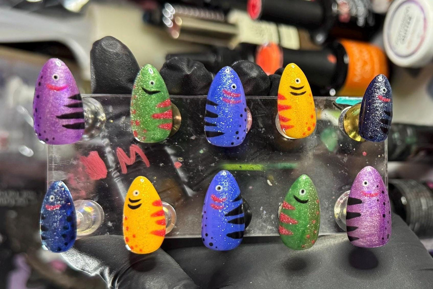Fishing Lure - Random | Outdoors Series | Press-On Nail Set
