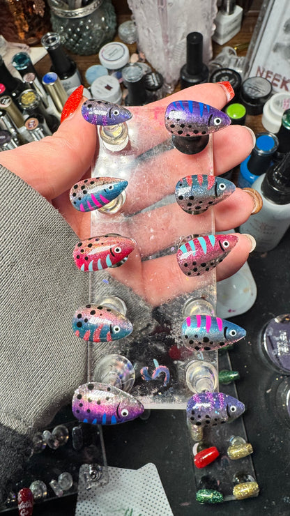 Fishing Lure - Holo | Outdoors Series | Press-On Nail Set