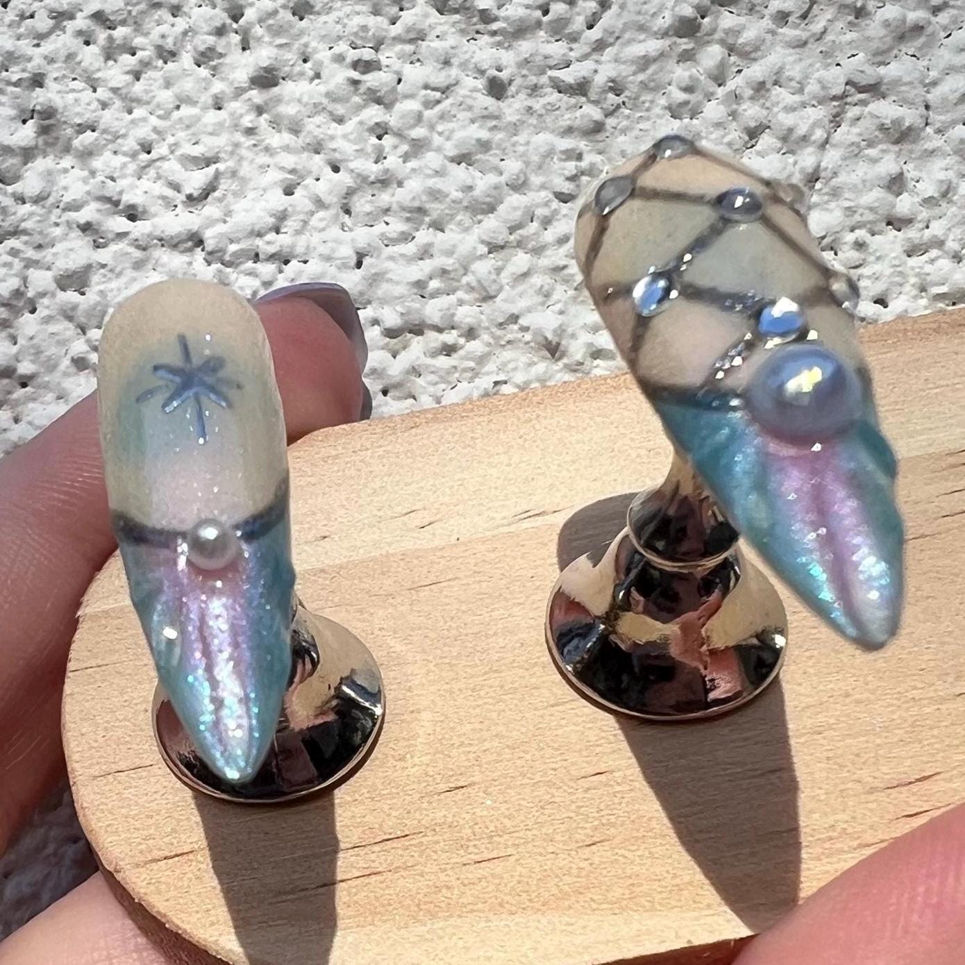 Cancer + Pearl | Zodiac Series | Press-On Nail Set