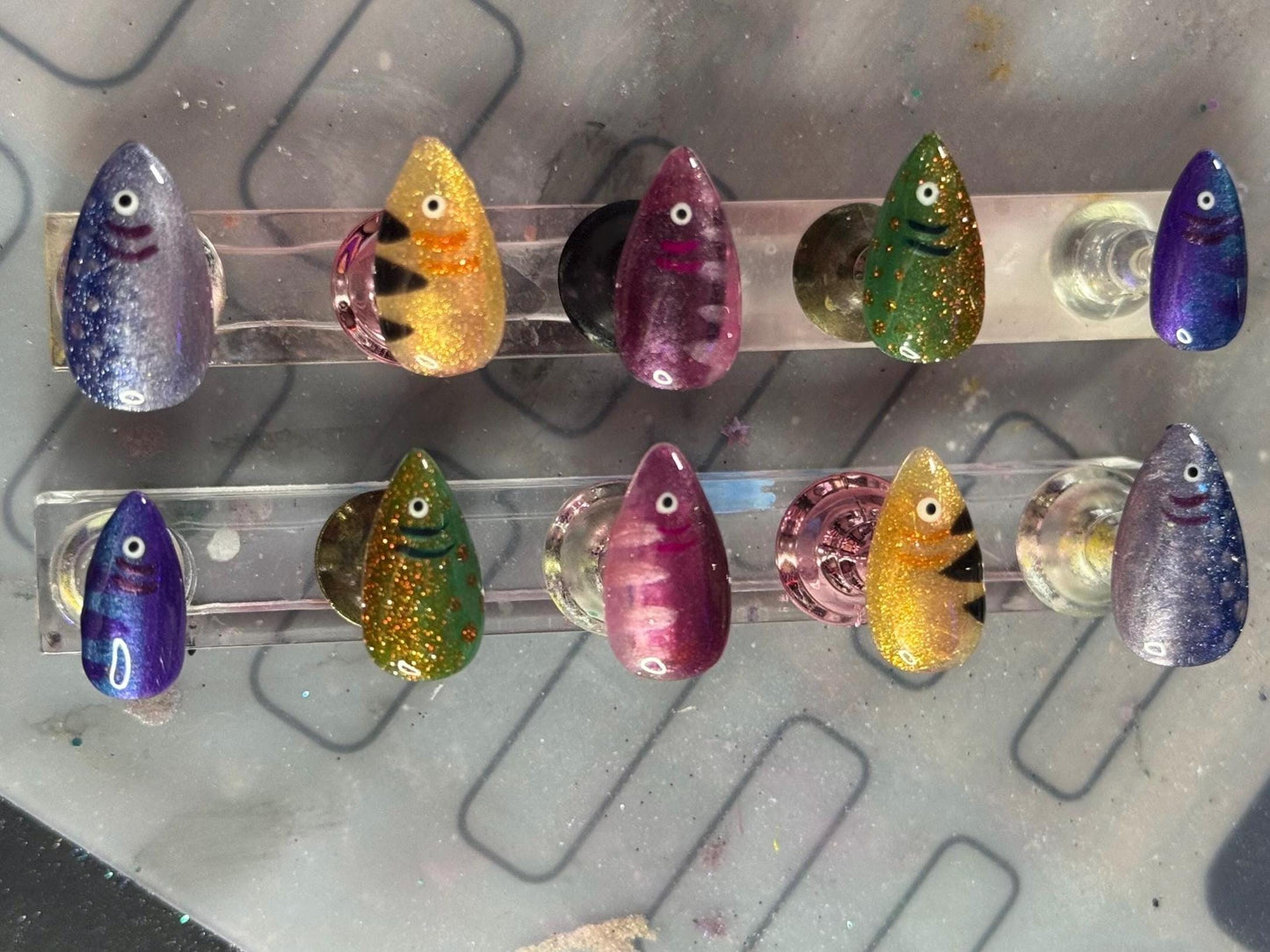 Fishing Lure - Random | Outdoors Series | Press-On Nail Set