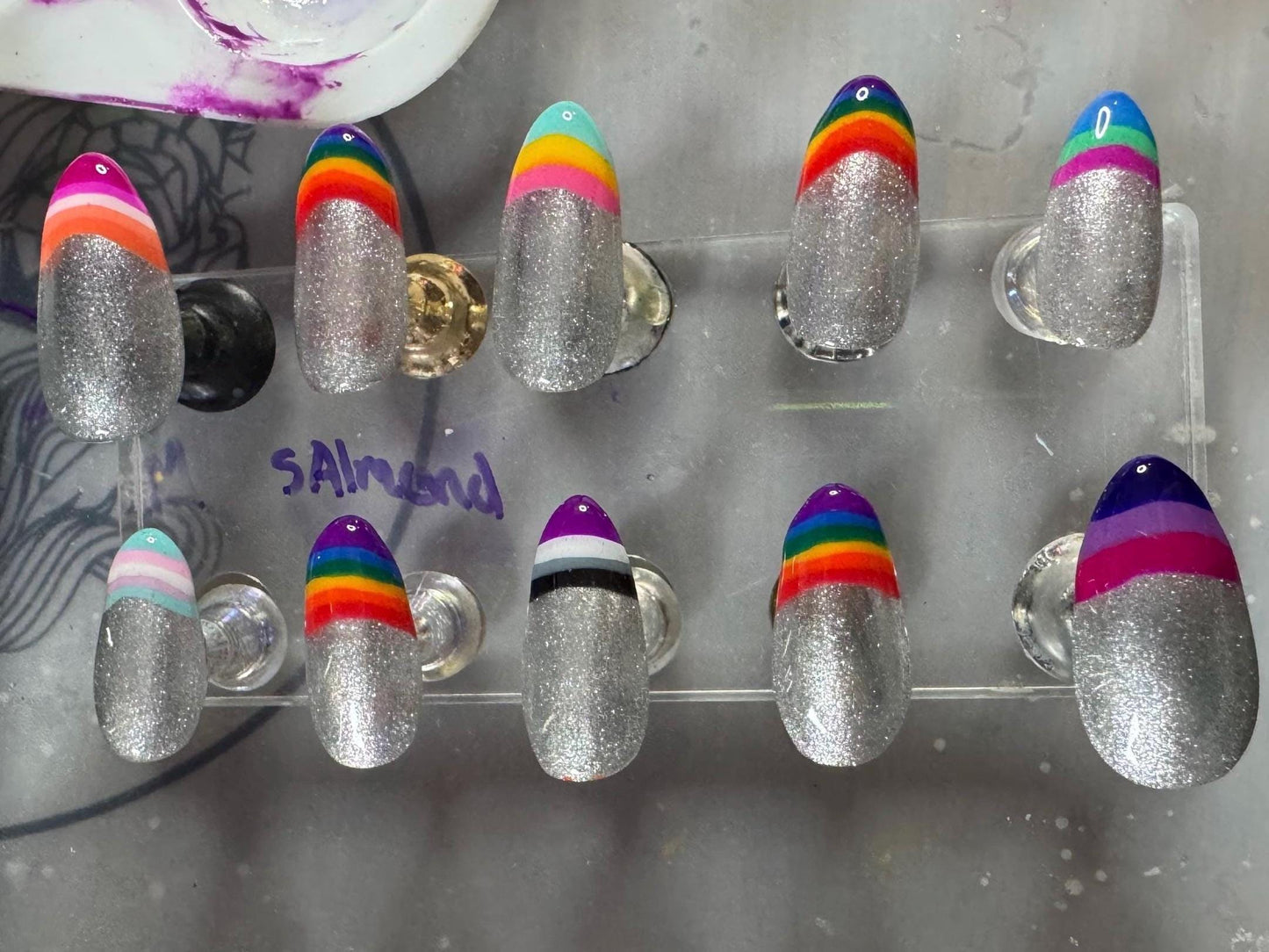 All Flags French | Pride Series | Press-On Nail Set