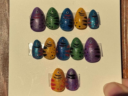 Fishing Lure - Random | Outdoors Series | Press-On Nail Set