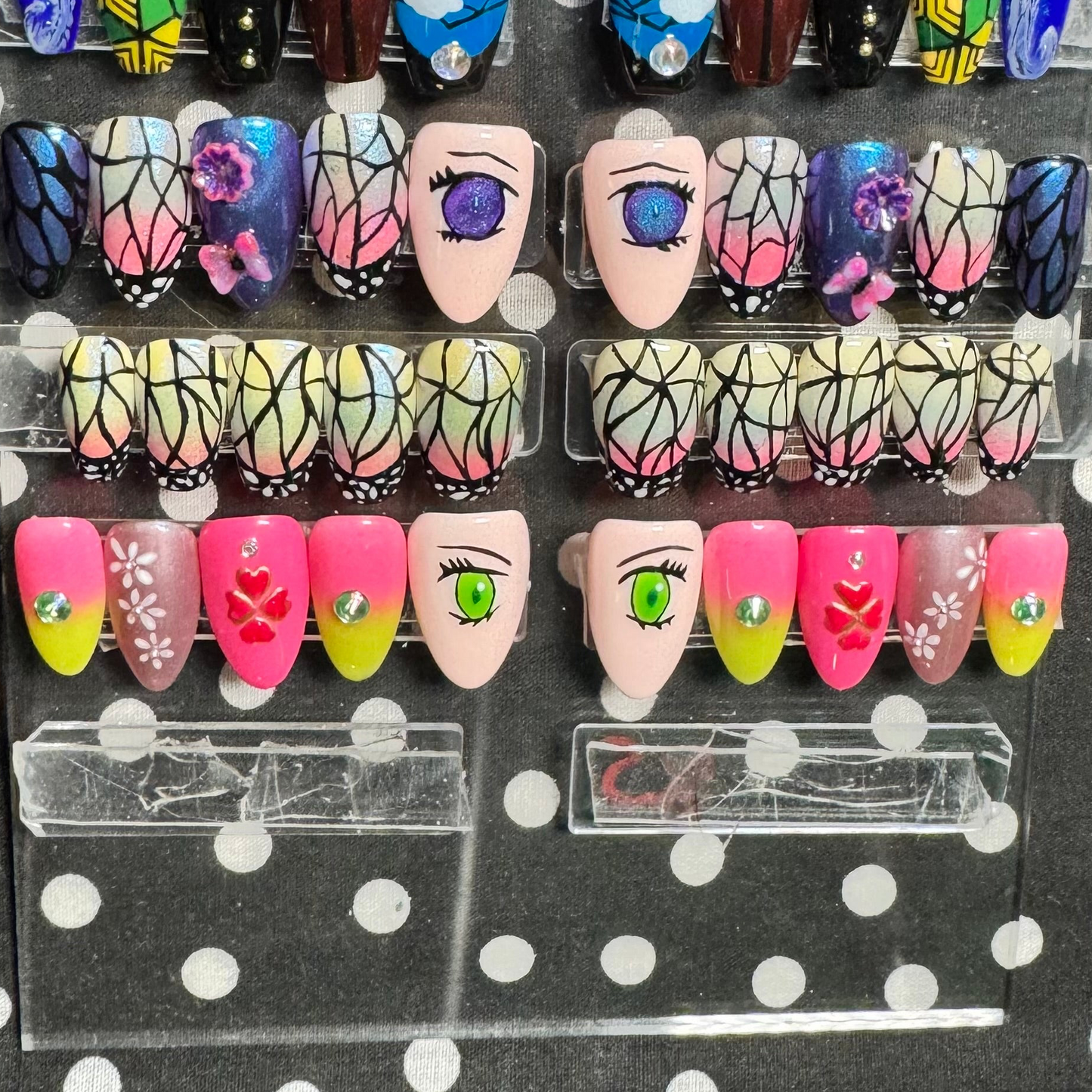 Love Demon Fighter | Anime Series | Press-On Nail Set