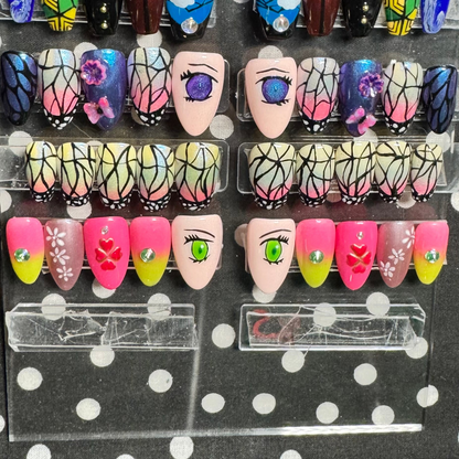 Love Demon Fighter | Anime Series | Press-On Nail Set