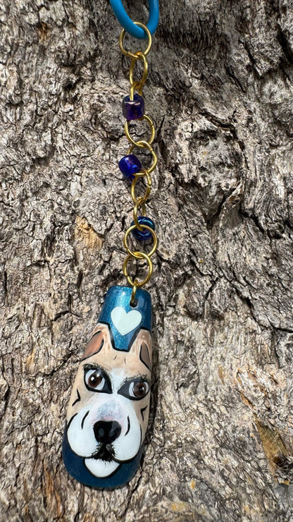 Dogo Nail Art Keychain - Blue