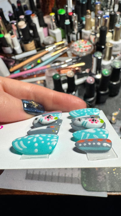 Sugar Skull Celebration | Halloween Series | Press-On Nail Set
