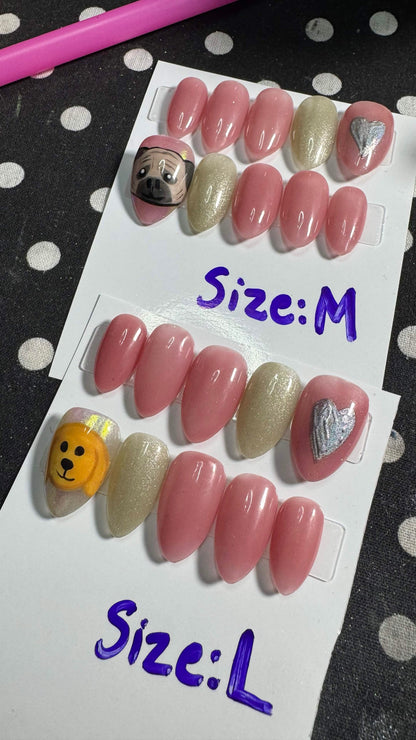Build Your Own Pet Set | Cute Pets | Press-On Nail Set