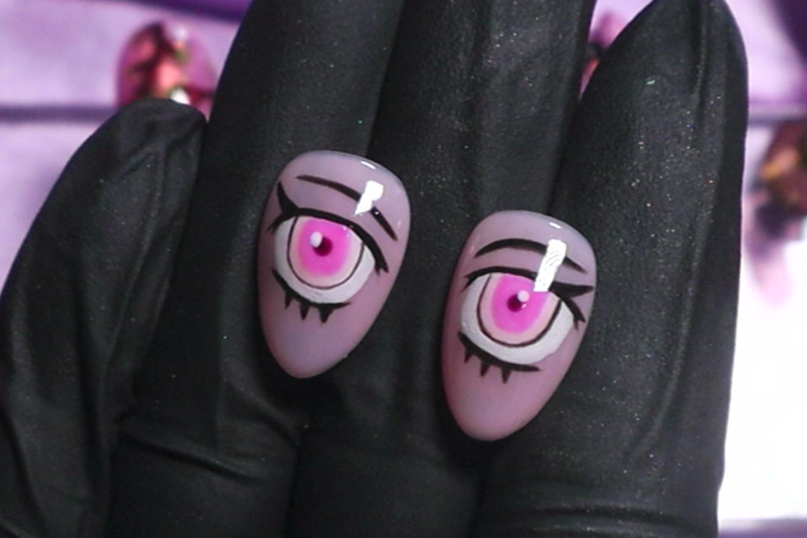 Pink Demon Sister | Anime Series | Press-On Nail Set