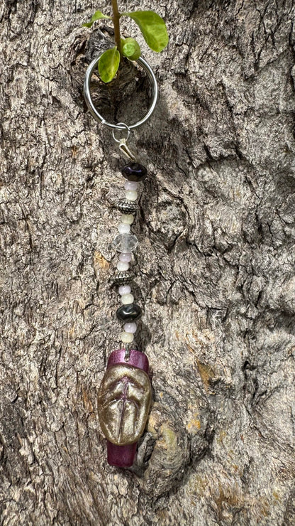 Viking Rune - Hope Nail Art Keychain - Purple