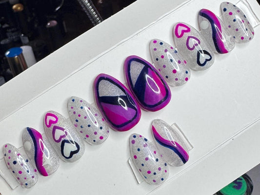 Bisexual Love | Pride Series | Press-On Nail Set