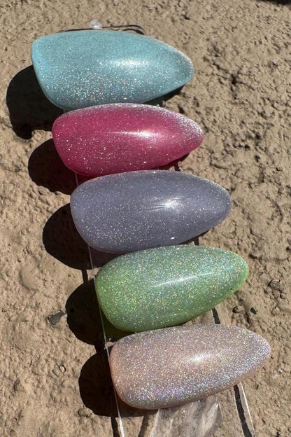 Pastel Holo Catseye | Spring Series | Press-On Nail Set