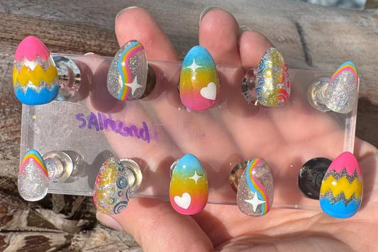 Pansexual Love | Pride Series | Press-On Nail Set