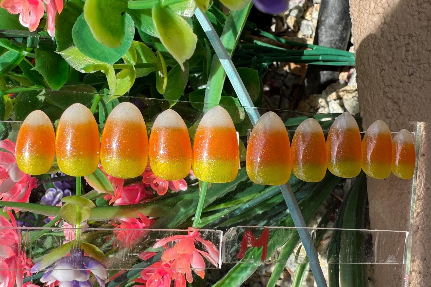Jelly Candy Corn | Halloween Series | Press-On Nail Set