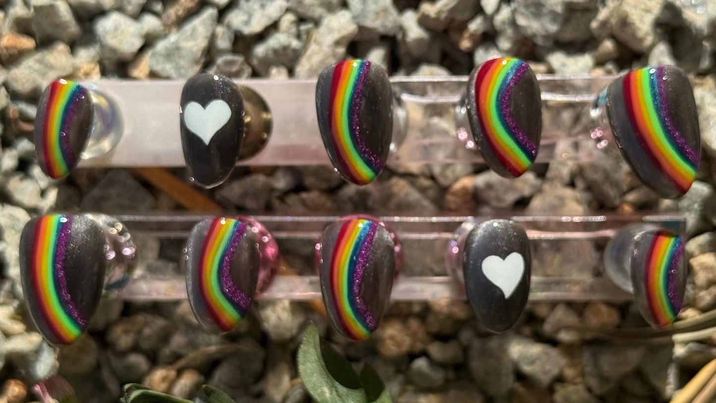 Rainbow Love | Pride Series | Press-On Nail Set
