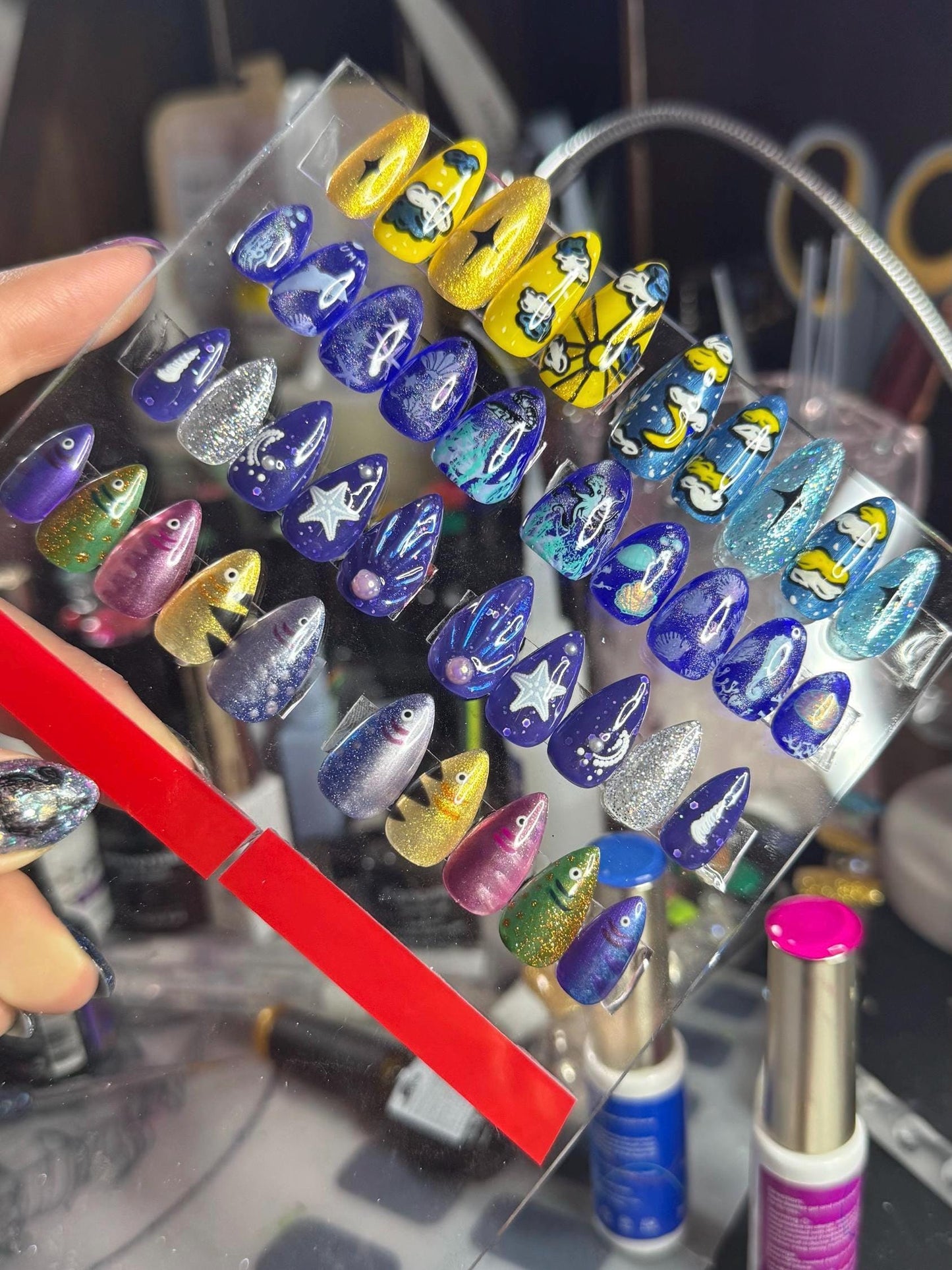 Fishing Lure - Random | Outdoors Series | Press-On Nail Set